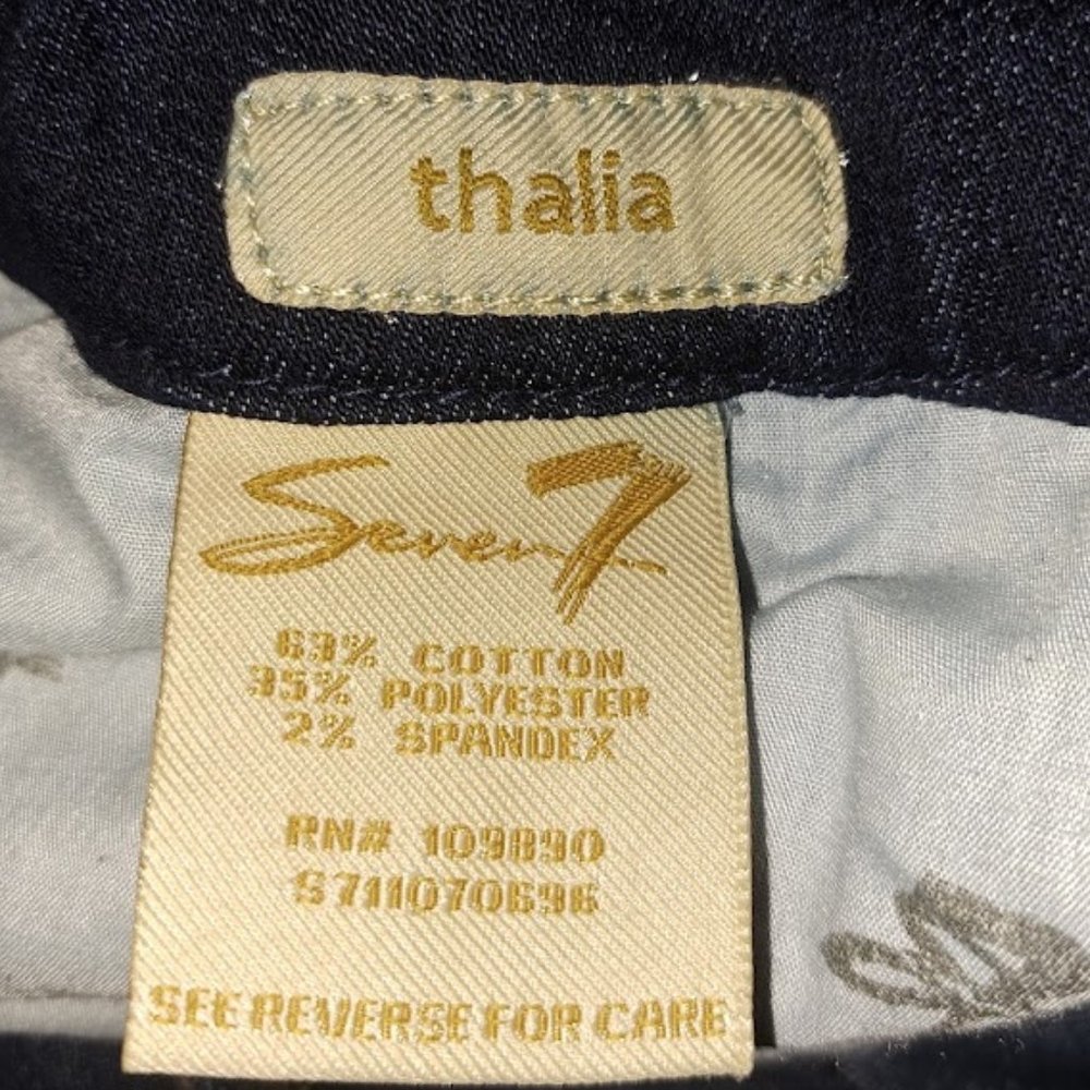 Seven7 Thalia Luxe Bootcut blue jeans Size 24 - Picture 10 of 12